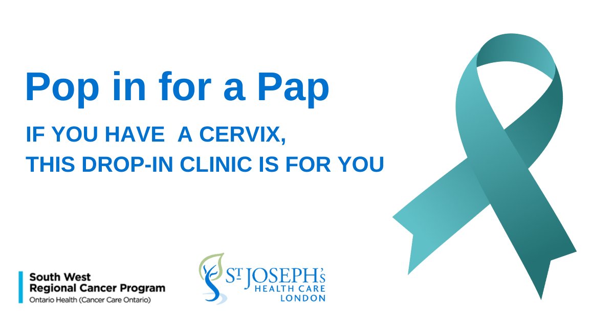 stjosephslondon's tweet image. If you have a cervix, this pop-up shop is for you. To boost screening rates for cervical cancer, a unique one-day drop-in pap test clinic is set for Jan 29. No appointment necessary. Visit our website for details: bit.ly/48OuT1o