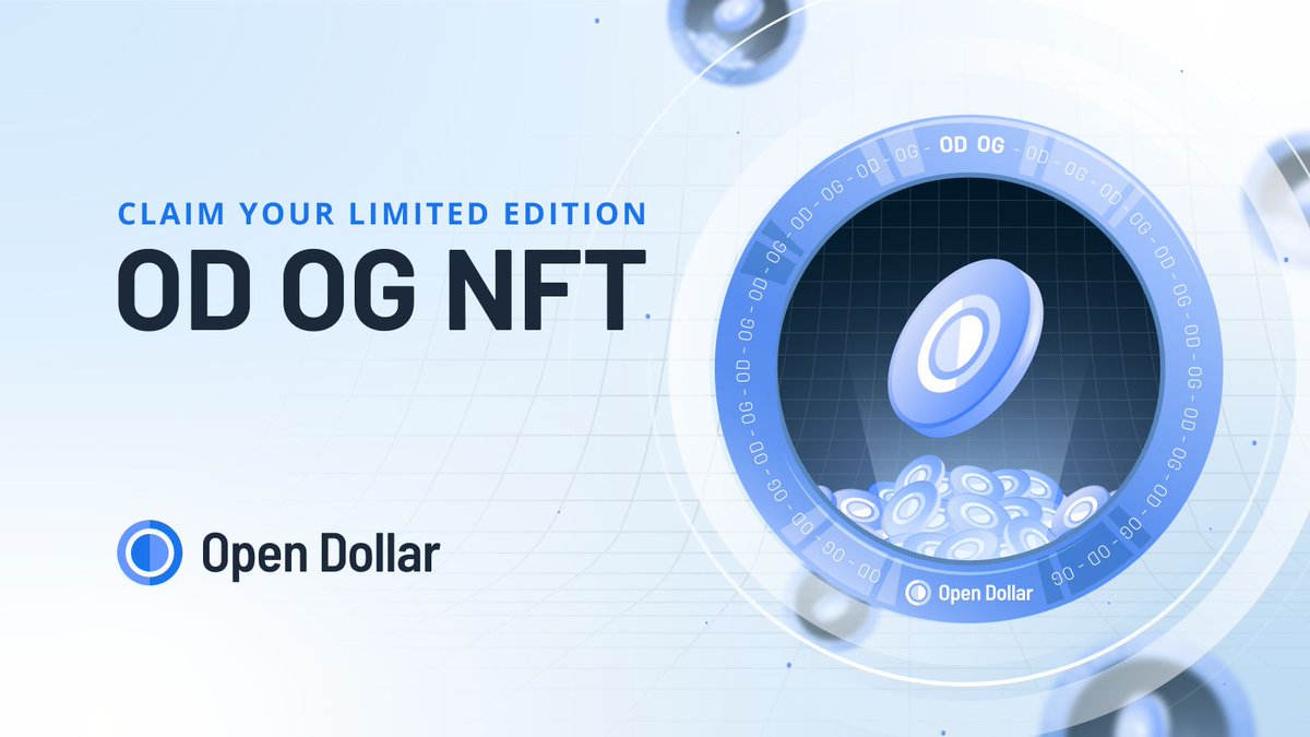 1/4 🌐 We're thrilled to launch our exclusive NFT campaign in collaboration with <a href="/Galxe/">Galxe</a> &amp; <a href="/guildxyz/">Guild</a> 🤝

Get ready to mint your very own limited edition “OD OG” NFT! 🌟