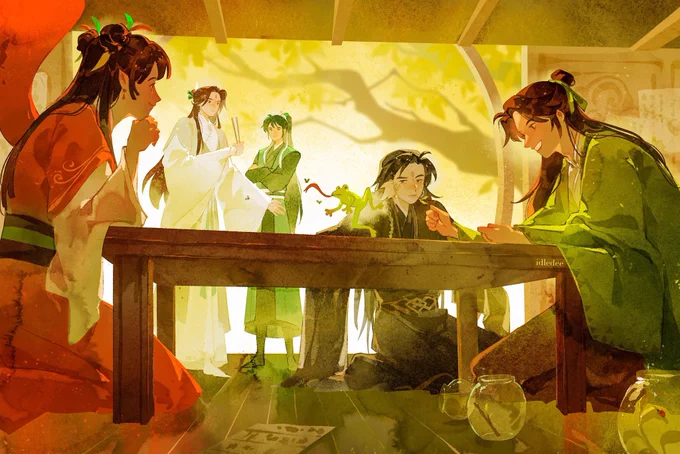 hi #PortfolioDay its ya girl, a viet-am pharm student who also likes to draw  i would love to work on your projects in publishing, games, and more!  apex magazine, seven seas, honkai star rail : idledee.art.com