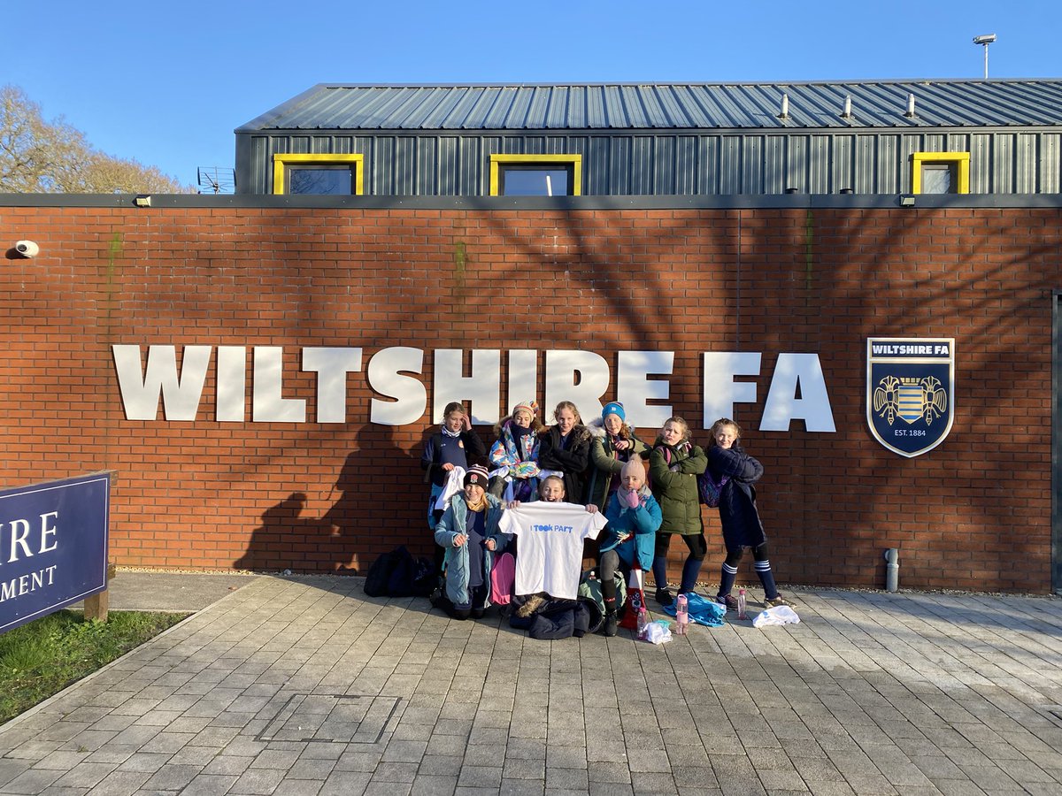 Today was Wiltshire County Football Final day for our year 5/6 girls. Don’t be surprised by lovely blue skies, it was very cold. The girls gave a great account of themselves and finished 3 in their group, just missing out on qualifying for the semi-finals. @WiltshireFA
