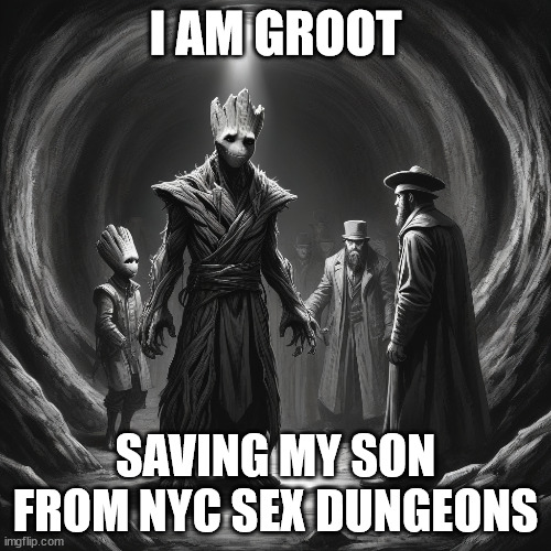 I AM GROOT! NEW YORK #newyorktunnels