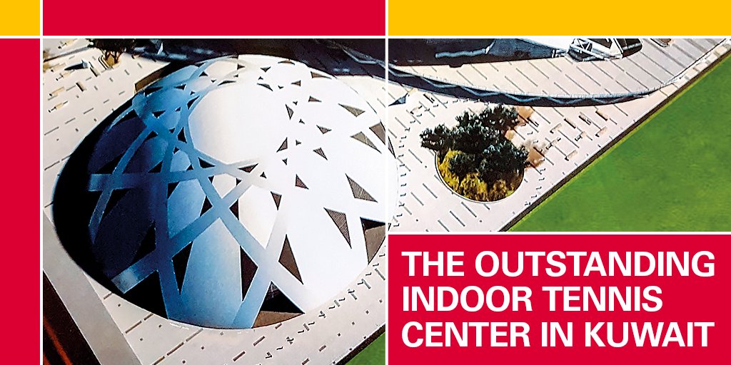 Game on! 🎾 The Indoor Tennis Centre in Kuwait marked our involvement in a demanding project with a captivating domed roof. To realise this project, we divided the #construction into eight phases and implemented creative #3Dsolutions. Discover more:bit.ly/3tKSroW #PERI