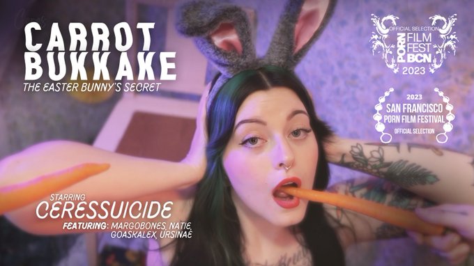 Amazing news! &amp;quot;Carrot Bukkake&amp;quot; - A Vegang Bang was just selected by Porn Film Festival Vienna