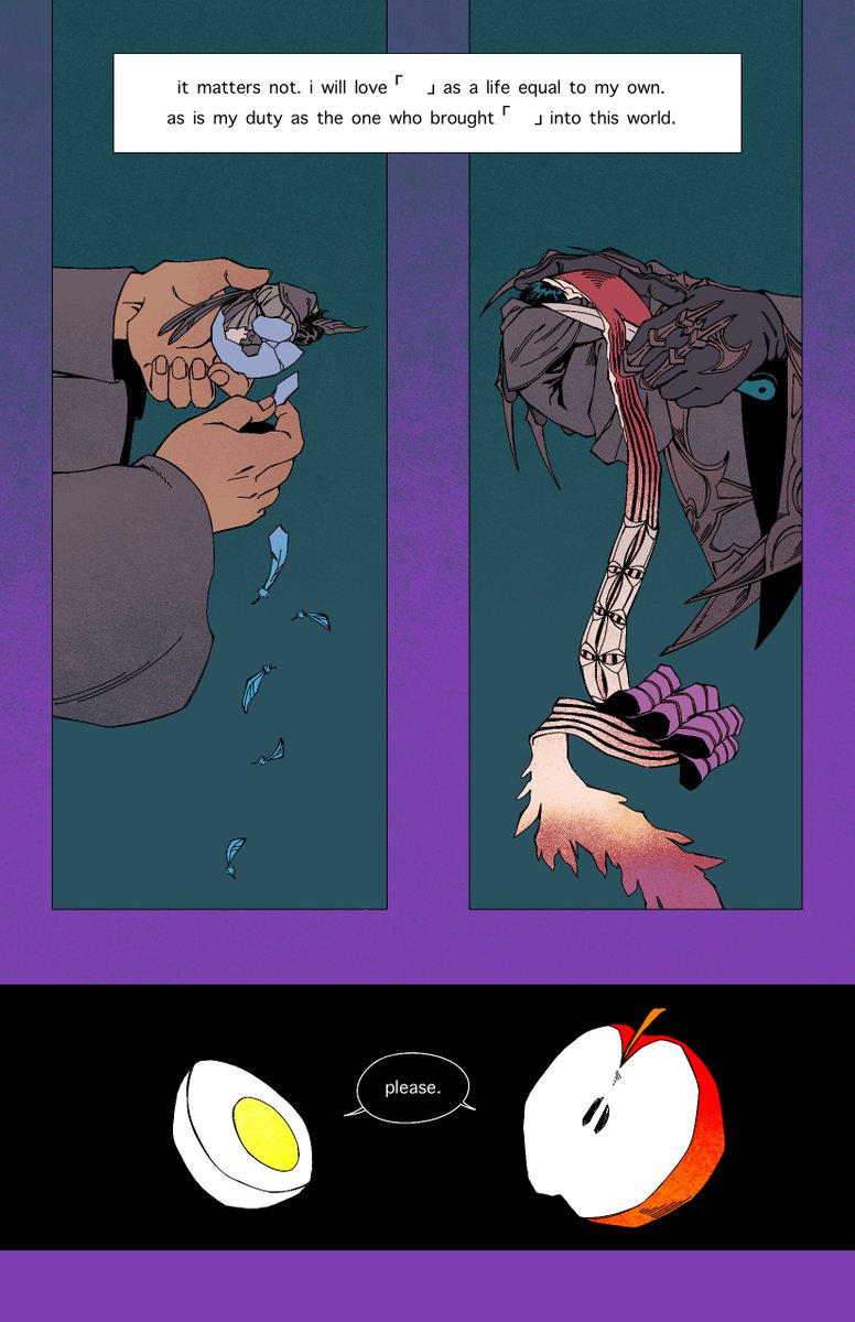 _worldformula's tweet image. hello #PortfolioDay ! i'm min, a korean-american comic artist/illustrator looking for work! i love inking, subtle horror, and dramatic metaphors.
✧ worldformula.net
✧ worldformulae@gmail.com