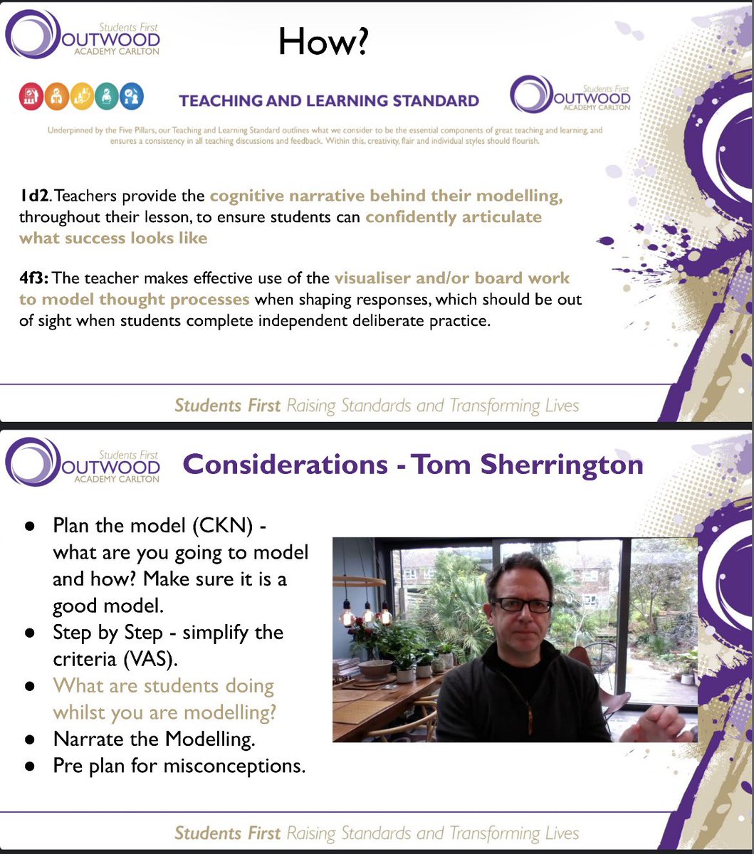 OACarlton's tweet image. Workshop 2: Live Modelling 

Why and How?

#TransformativeTeaching
#ImprovingNotProving
#T&amp;amp;L 

@mrsmellorpe and Mr Wilde, thank you for your expert collaboration on this. 

#GolfClubsWereAHugeHit 😉