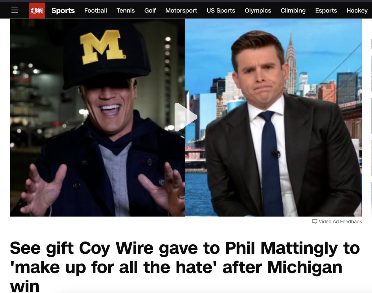 .@CoyWire's great reports are usually my favorite part of the show - sometimes of the entire day. But this - this was totally uncalled for and way over the line. cnn.com/videos/sports/…