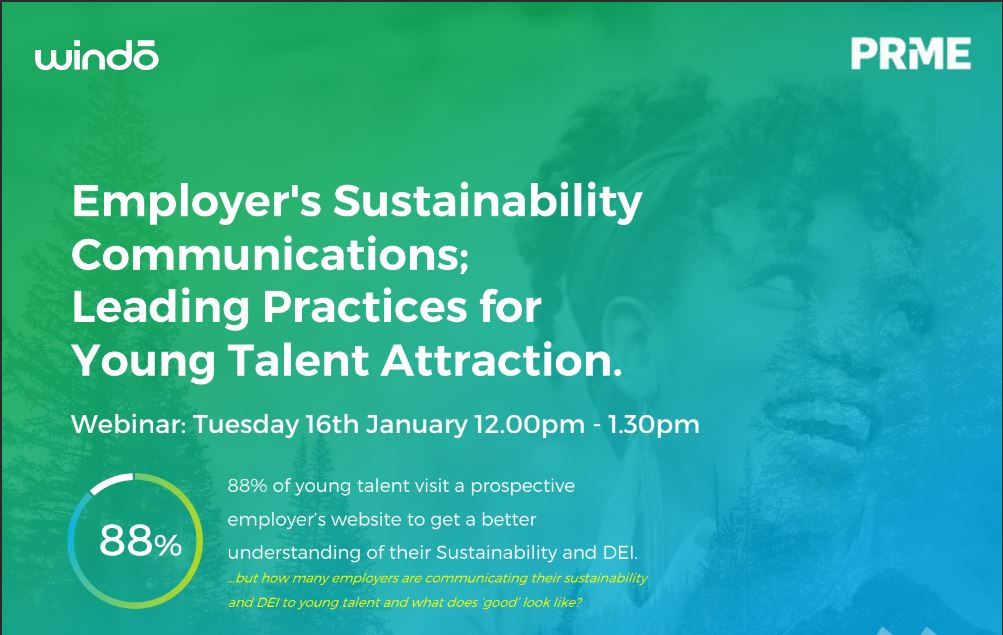 📢 @PRME_UKI Sustainability and Employability. webinar with Oli Coles CEO of sustainability reporting platform Windō: Employers' Sustainability Communications; Leading Practices for Young Talent Attraction. 16 January 12-13.30 GMT drive.google.com/file/d/1dbuvwC… brookes.zoom.us/meeting/regist…