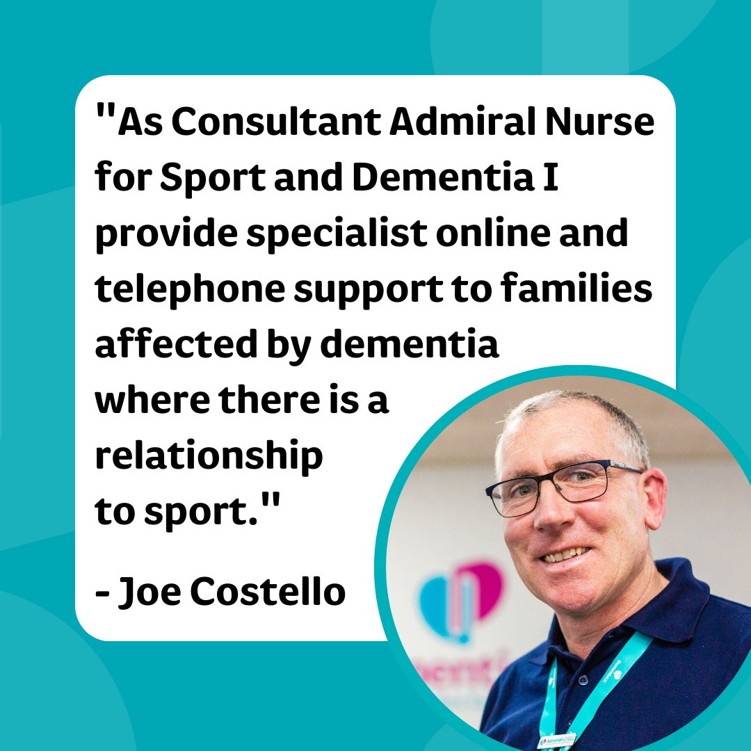 Dementia UK (@dementiauk) on Twitter photo "With the increase in prevalence of neurodegenerative disease like #dementia in sport, more families need specialist support. I want to make a difference to their lives."
<a href="/JoeCost55776226/">Consultant Admiral Nurse Joe Costello RMN MSc โ๐</a> reflects on his career journey as an Admiral Nurse: dementiauk.org/news/getting-tโฆ "With the increase in prevalence of neurodegenerative disease like #dementia in sport, more families need specialist support. I want to make a difference to their lives."
<a href="/JoeCost55776226/">Consultant Admiral Nurse Joe Costello RMN MSc โ๐</a> reflects on his career journey as an Admiral Nurse: dementiauk.org/news/getting-tโฆ