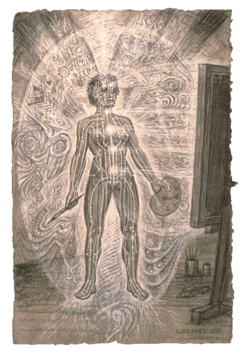 alexgreycosm's tweet photo. Portrait of an Artist, 1997 https://t.co/7nOnRjY6ht