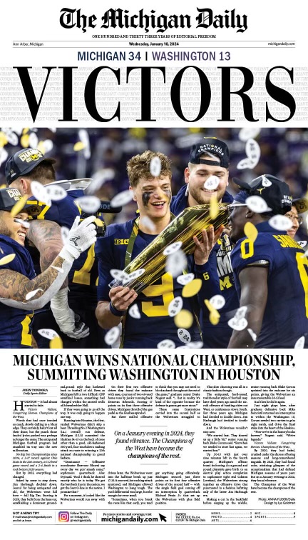 Michigan Daily Sports tweet media