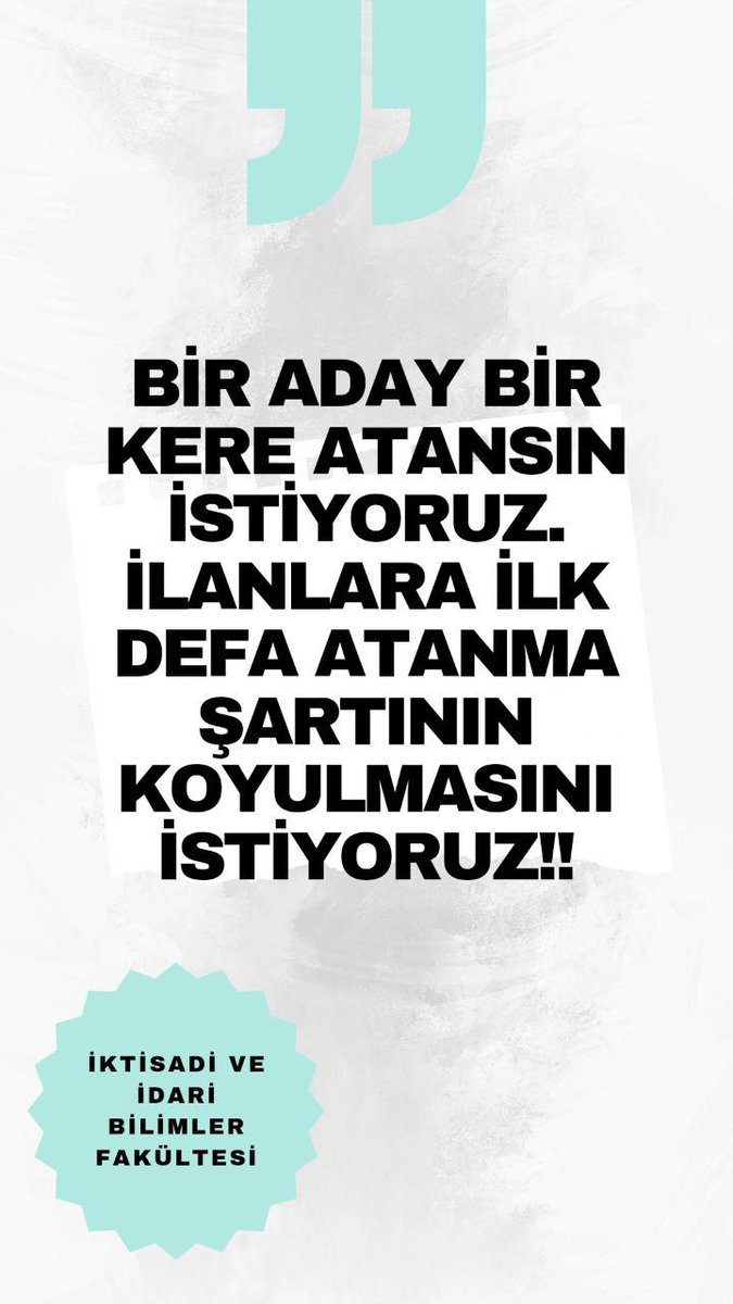 iibf_maliyeci4's tweet photo. @kariyerhaberler @MetinKiratli01 @AtaySalim @TBMMGenelKurulu @tccbiko @Savas_Ceylan @gulmeznese @einsan_tccbiko @OSYMbaskanligi @BayramAliErsoy @iletisim @csgbakanligi @mahfiegilmez TekPuanla TekAtama https://t.co/3AsKB3VM39