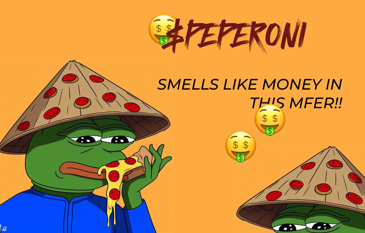 sol_PEPERONI's tweet photo. $PEPERONI can't get it wrong. It's that simple. Period.

Wait for the ca to drop! #launch #solana $SOL $PEPERONI is the ticker

tg - posted
website - TBA

#LFG pizza boys! https://t.co/RYvOxqoIx9