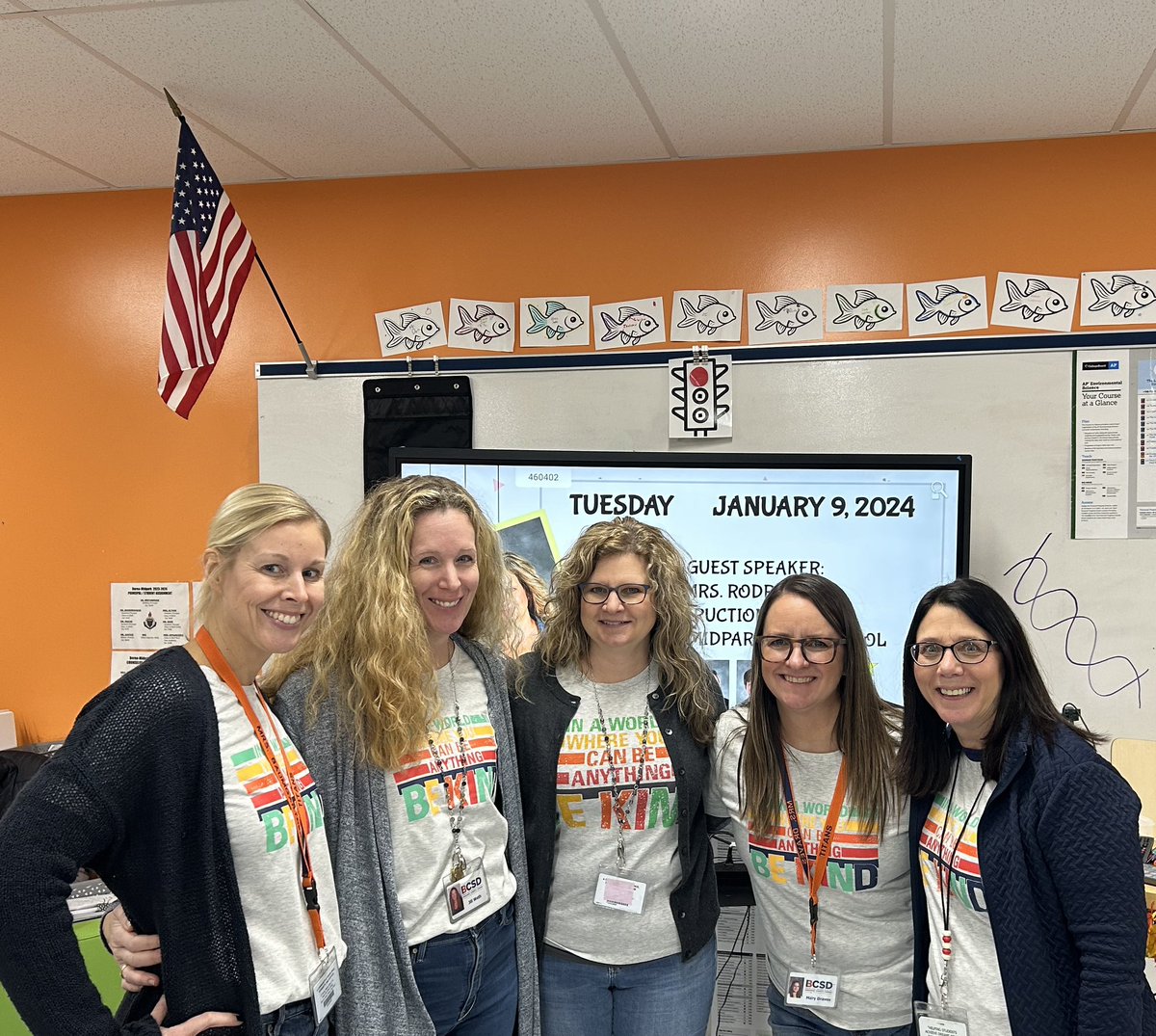 Team Up Tuesday! The LINK Crew Coordinators teamed up to celebrate @SITG_Browns and encourage all Titans to come to school everyday. Attendance Matters. #StayInTheGame