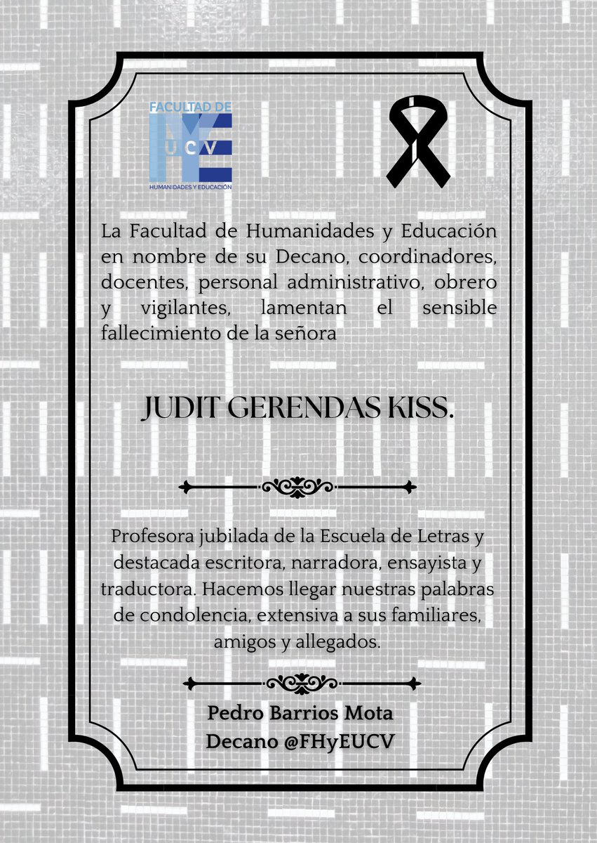 Facultad de Humanidades y Educación #UCV tweet media
