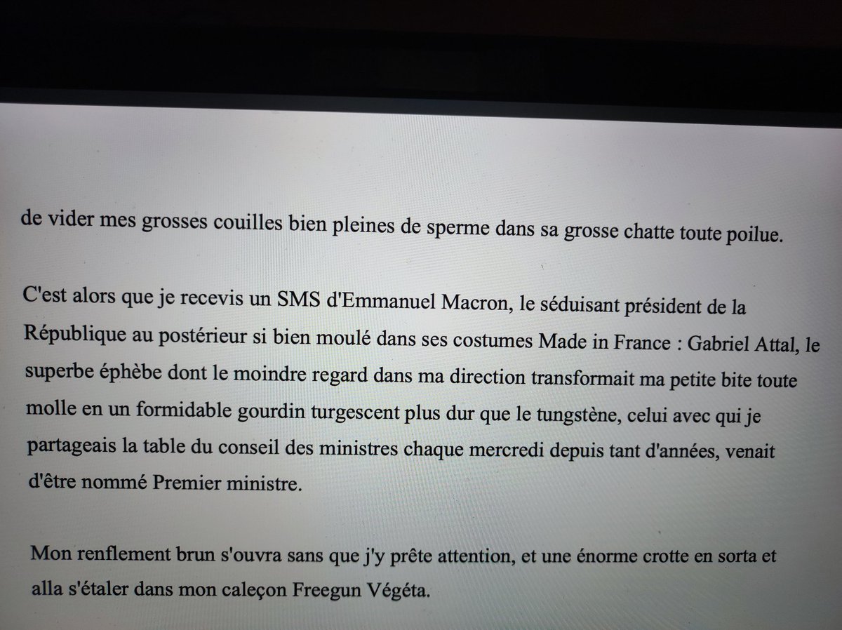 JohnnyBaudelai2's tweet photo. Mon cousin qui bosse chez Albin Michel m'envoie ça, apparemment c'est un extrait du journal de bord de Bruno le Maire, ça va être publié avant l'été. Je ne sais pas si c'est un fake ou pas, donc je le partage ici👍 https://t.co/gnwn0XoKE7