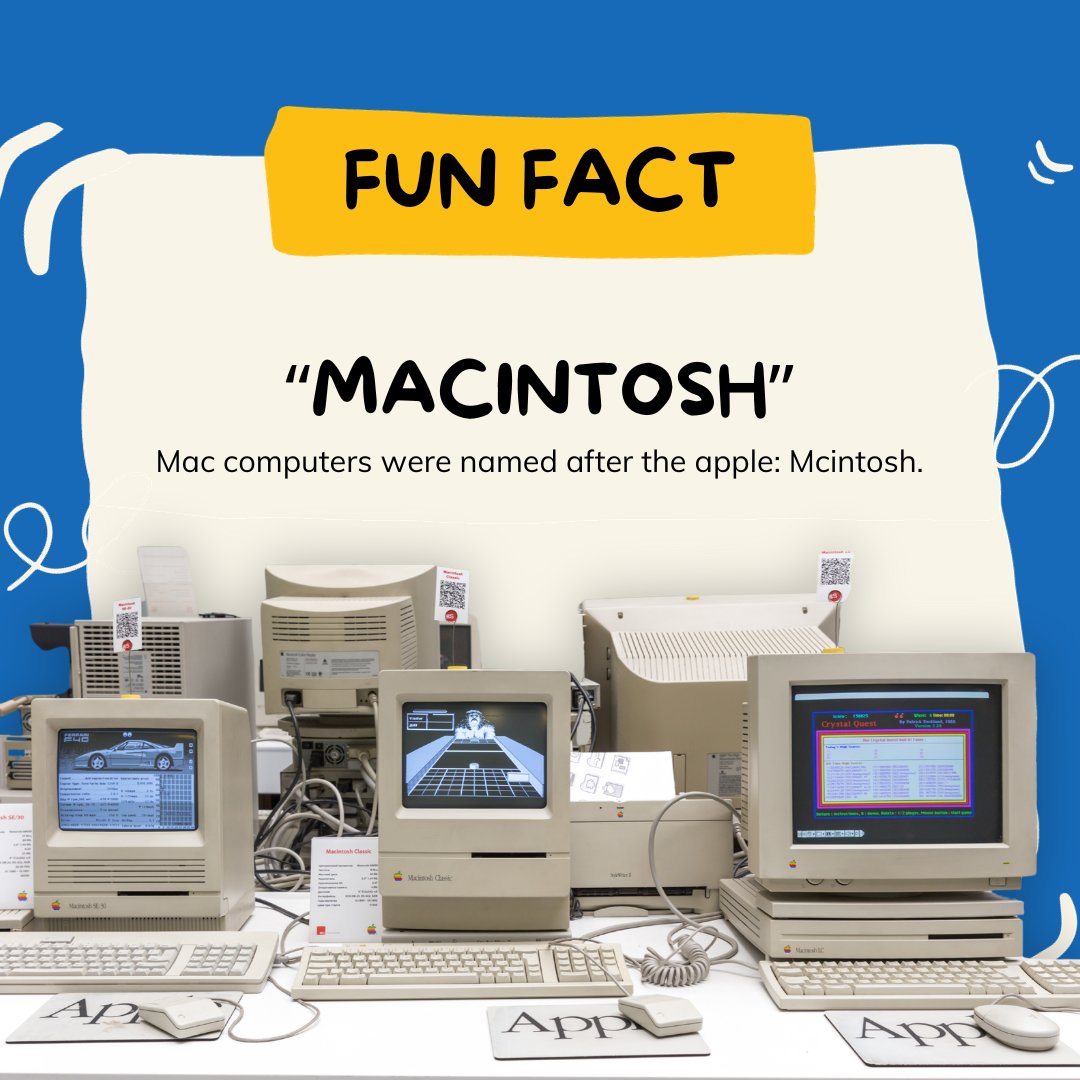 IsbillTech's tweet image. Did you know that Mac computers were named after the apple?

It’s not a coincidence that “Macintosh” is similar to the apples called “mcintosh.”

#Apple #AppleProducts #MacComputers #Mcintosh #Macintosh #Tech #FYP #ClevelandTN #EastTN #Tennessee