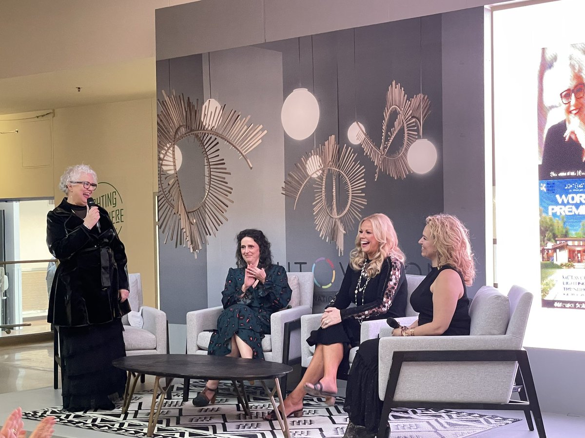 What is the Next Design Frontier? @tkpleslie @DesignerAnnilee @designershay and Lauren Schulte talk #Metaverse and other technologies at Interior Designer Preview Day ahead of #Lightovation.