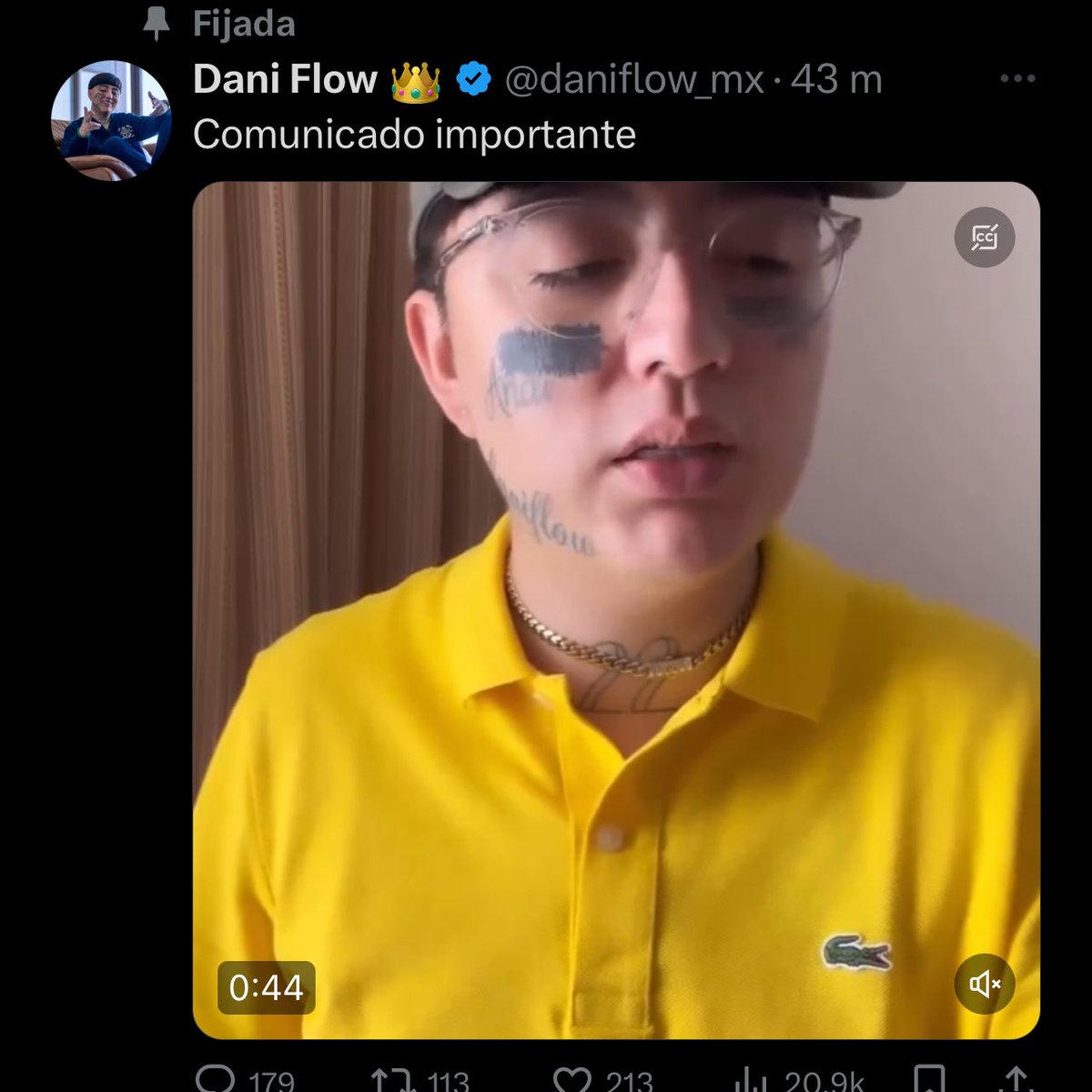 katxoss's tweet photo. El Dani Flow 3 Doritos después 😹 https://t.co/cV9hJgZjcz