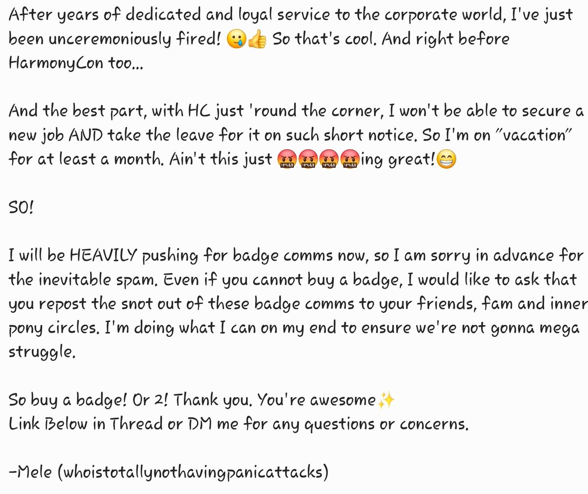 And here I thought it was going to be a good day, then the higher power said "HA!🖕 you Mele". #mlp

Thanks for reading. 🌺