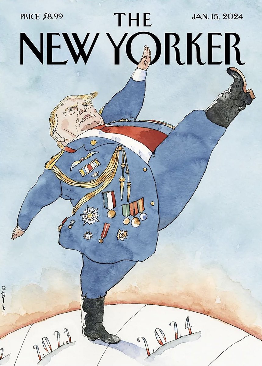 New Yorker Magazine cover this month.  
#TrumpForPrison #TraitorTrump #TrumpIsARussianAsset #PutinOwnsTrump #RussianAsset #TraitorsToOurCountry #TheNewYorker #NewYorkerMagazine #MAGA #MAGACult #TraitorsSupportTraitorTrump