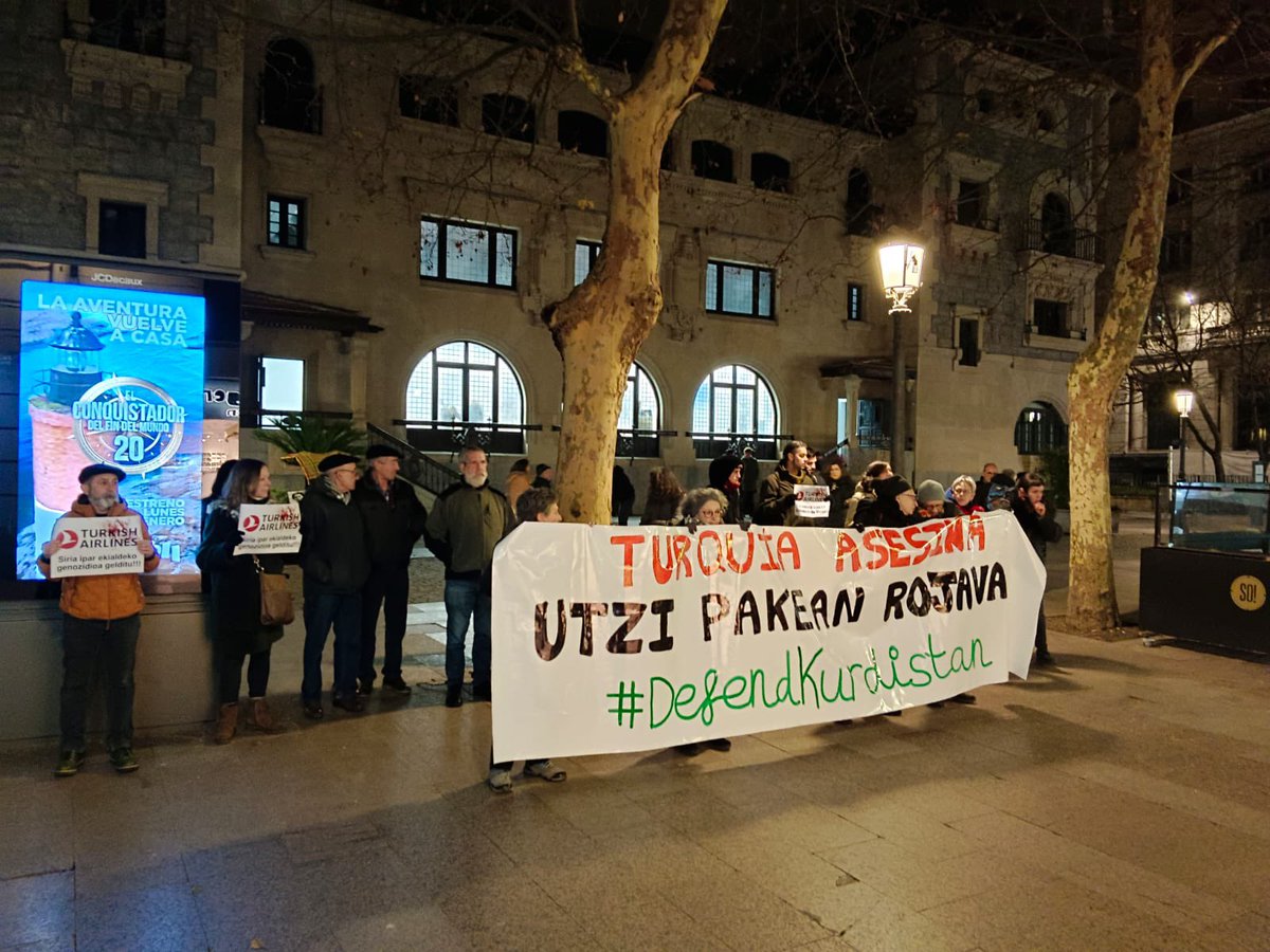 JesusLGaray's tweet image. 📢 *MOBILIZAZIOA*
Gaur Gasteizen
#NoFlyZone4RojavaNow
#WomenDefendRojava
#DefendKurdistan
#FeminizidiorikEz
#TurkiaHiltzaile