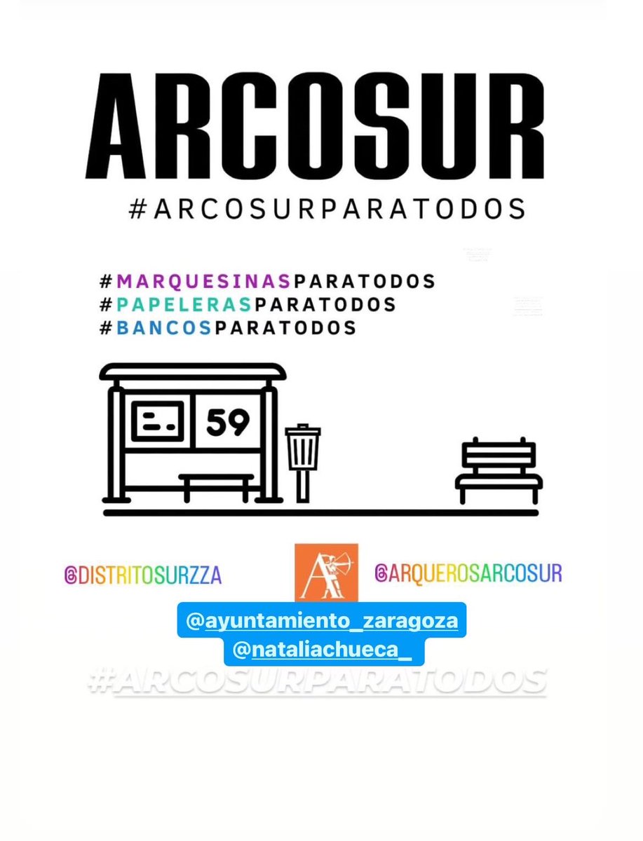 arquerosarcosur's tweet photo. ¿#Nieve esta semana? En #Arcosur tendremos que sacar los trajes de esquí para esperar al #bus59 de pie, y al fresco.. @zaragoza_es @ChuecaNatalia @Tatianagaudes @buszaragoza @vmse10 #MarquesinasParaTodos https://t.co/CjcOHV8VlW