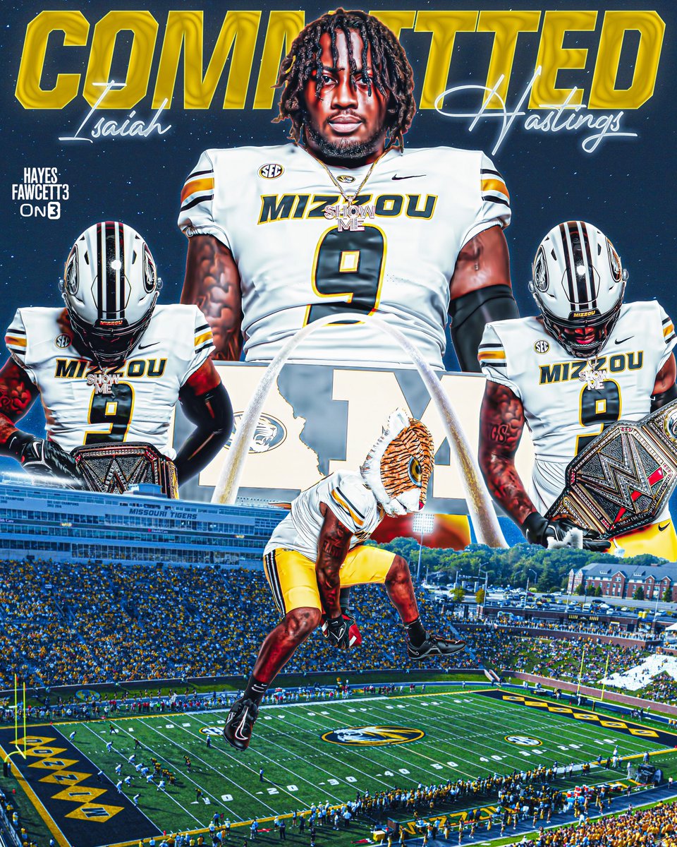 Hayesfawcett3's tweet photo. BREAKING: Former Alabama DL Isaiah Hastings has Committed to Missouri, he tells @on3
The 6โ4 280 DL was ranked as a Top 55 Recruit in the โ22 Class (per On300)
Will have 3 years of eligibility remaining
https://t.co/qkZENlvEwX https://t.co/YEM6YYjsLK