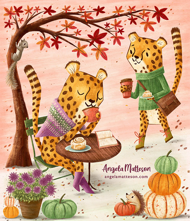 Happy #PortfolioDay! I'm Angela, a Michiana based illustrator available for picture books, board books, editorial, puzzles, and surface design projects. 
#kidlitart #kidlitillustration
angelamatteson.com