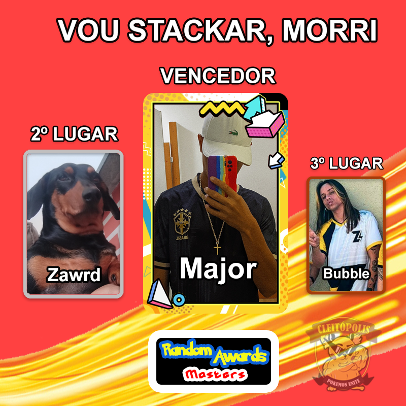 Cleitopolis's tweet photo. Demoramos mas começamos e vocês votaram... O melhor TOP da comunidade é o @yunnGMajor, seguido pelo @ZawrdXD e por fim nada mais nada menos que o @bxbblepu. Parabéns guys!
nota do Raphajack: "TA FODA ACHAR OS @!!!"
#GOCU #PokemonUNITE #Pokemon #RandomAwards https://t.co/4rpfNDMjqh