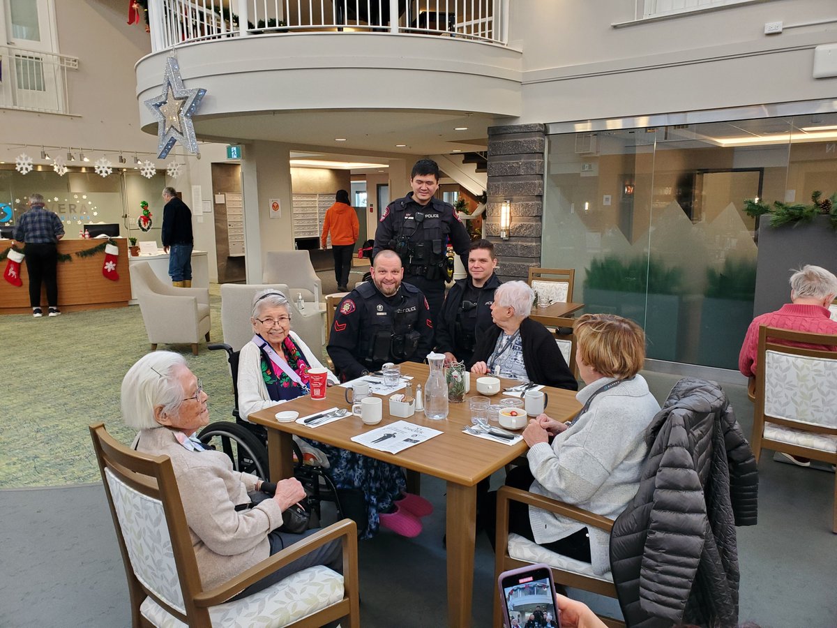 It's National Law Enforcement Appreciation Day! Thank you to constables Max Lavictoire, Rich Wall and Shuo Qiu of the Calgary Police Service for joining us for coffee at Westview Town Suites so we could thank you for all you do every day to keep us safe and secure. @calgarypolice