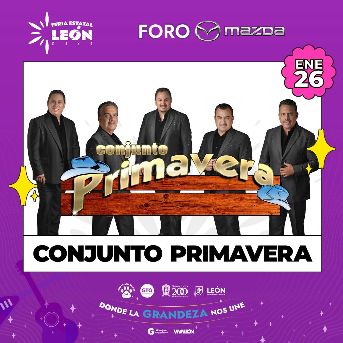 labestiafmleon's tweet photo. @ConjPrimOficial llega al  #TeatroDelPueblo #FeriaLeón2024
Escucha el 90.3 fm #LaBestiaGrupera si quieres estar en un lugar especial en su concierto y tomarte la foto con ellos! https://t.co/K4W7vnXetF