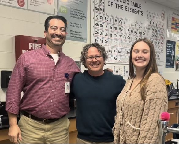 Congratulations to our STAR student Kinley Sikes for having the highest SAT score in the class of 24.  She gets to select an impactful teacher to also recognize and selected Mr Hardin as her STAR teacher.  Both are great representatives of CVHS