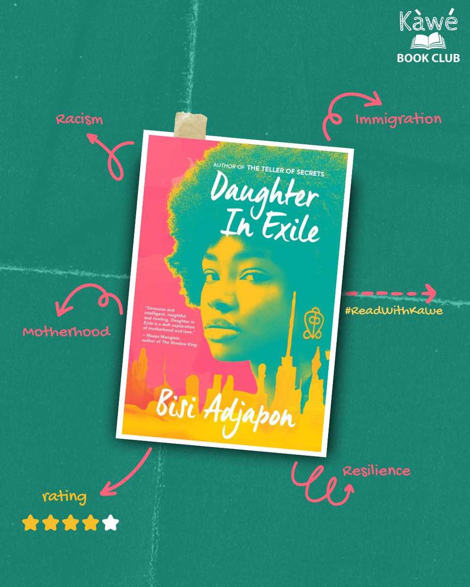 Racism. Immigration. Motherhood. Love. Resilience. Courage. 

These are some of the themes in #DaughterInExile by @bisiadjapon 

We will be discussing with the talented Bisi Adjapon on the 21st of Jan, 2024.

Link to regsiter below:

bit.ly/BookchatwithBi…