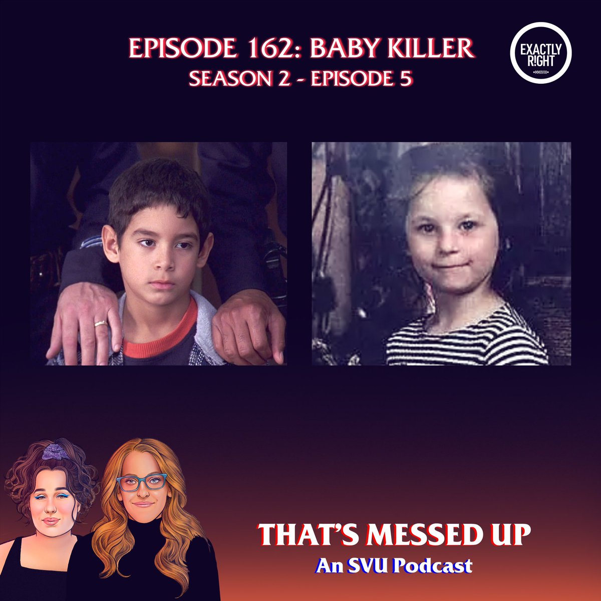 NEW EPISODE - Episode 162 “Baby Killer” is up on @exactlyright! This one’s an oldie, a goodie, a saddie. Listen on @applepodcasts podcasts.apple.com/us/podcast/tha… or wherever you podcast! #svu #dundun #lawandordersvu #lawandorder #elitesquad #benson #stabler #truecrime #podcasts