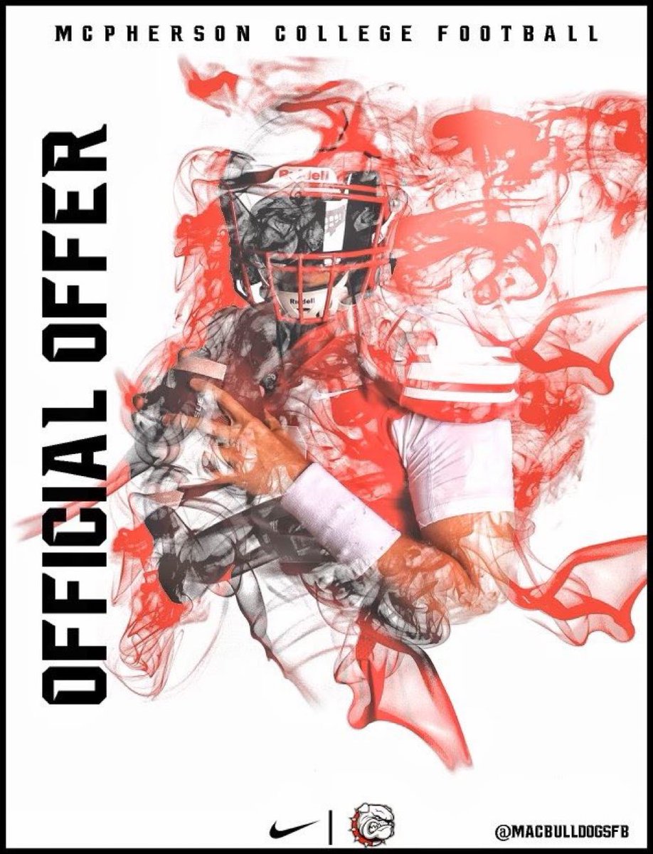 #AGTG Bless to receive another offer from McPherson College‼️@MACBulldogsFB @CoachJFisc @CwoodFootball96 @RooseveltNelso2 @Coach_PT12 @coach_oaks @johnnywhite1977 @coach_wglover @CoachMackMartin