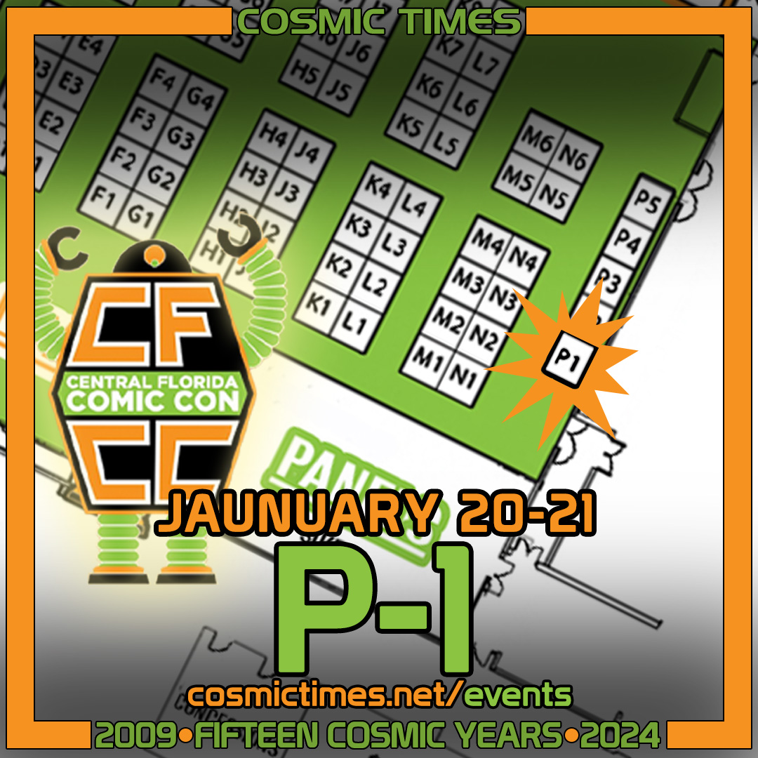 CosmicTimes's tweet photo. Where can you find Cosmic Times writer / publisher Martin T. Pierro January 20th & 21st at the @CentralFlaCon? You can find him in the Sikes Hall at P1!
#BeCosmic #Comics #ComicCon #CentralFloridaComicCon #LakelandFlorida #thingstodoinflorida #rpfundingcenter #cfcc24 https://t.co/LSKT5QVWwB