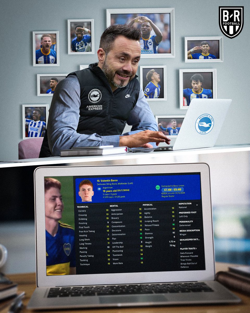 Brighton are really out here playing Football Manager 💻