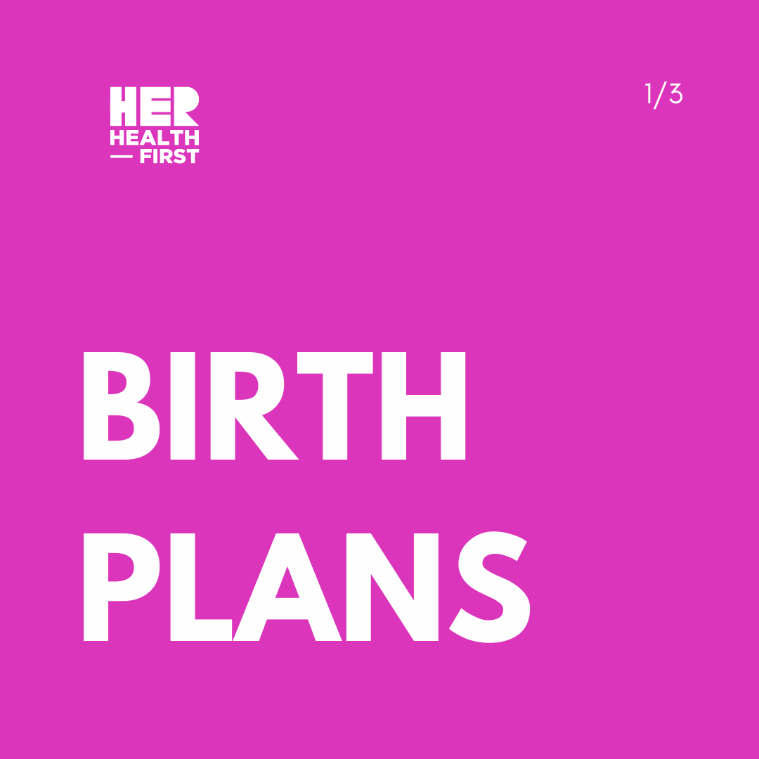 HerHealthFirst's tweet photo. What is a birth plan? Swipe to learn more.

Check out our previous post titled "Creating a Birth Plan" for more guidance on how to make a birth plan for your pregnancy!

#birthplans #pregnancy #prenatal #postpartum #maternalhealth #blackmaternalhealth https://t.co/rcjKnAOLOa