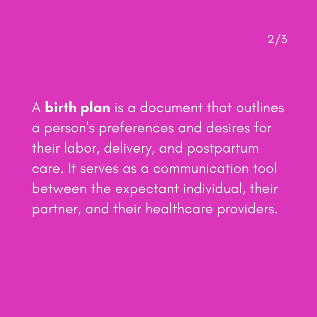 HerHealthFirst's tweet photo. What is a birth plan? Swipe to learn more.

Check out our previous post titled "Creating a Birth Plan" for more guidance on how to make a birth plan for your pregnancy!

#birthplans #pregnancy #prenatal #postpartum #maternalhealth #blackmaternalhealth https://t.co/rcjKnAOLOa