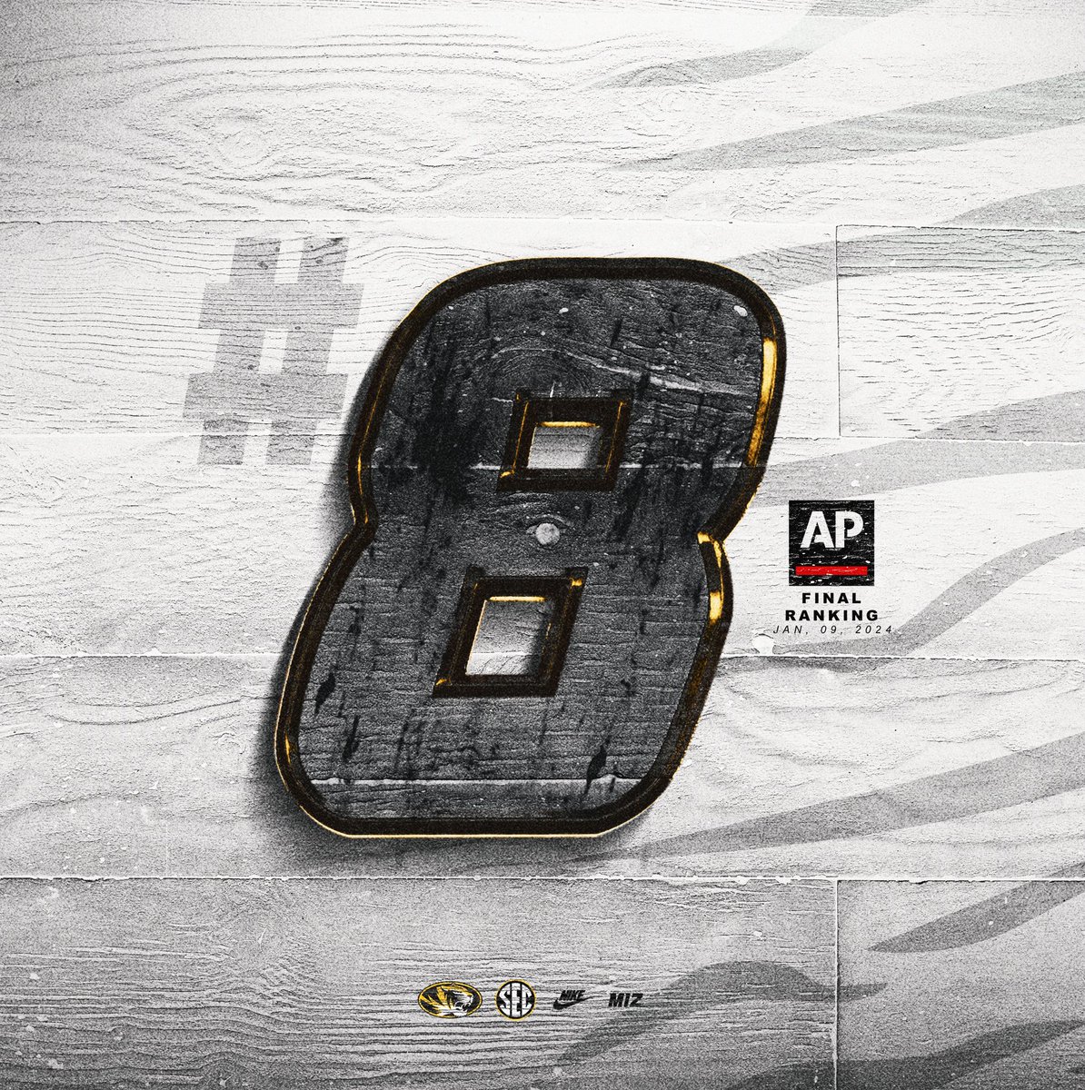 Top ten finish for the Tigers!

#MIZ 🐯🏈