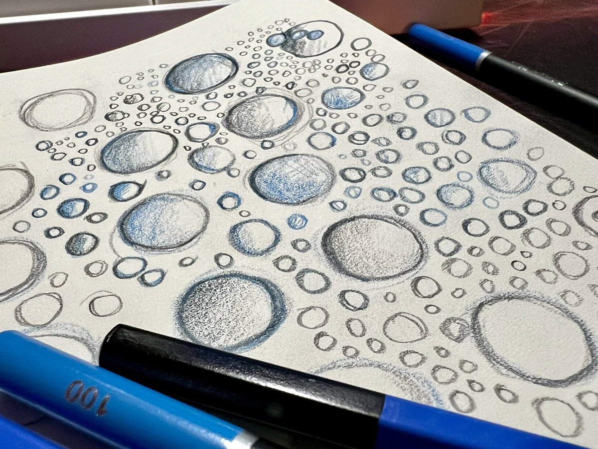 Decided to learn to draw as a means to help me reduce stress in my somewhat over complicated life. Starting with the basics and a lot of very shit looking circles. #BasicArt #startsomewhere