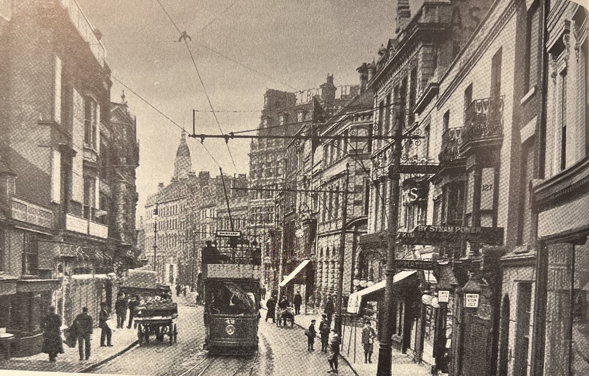 We need to rebuild local news. So much local reporting is just repeating what the council administration press release says. 

Here a ‘transformed’ city centre apparently means seating, some plants, cycle stands and local art. 

For context: the same street today &amp; a century ago.