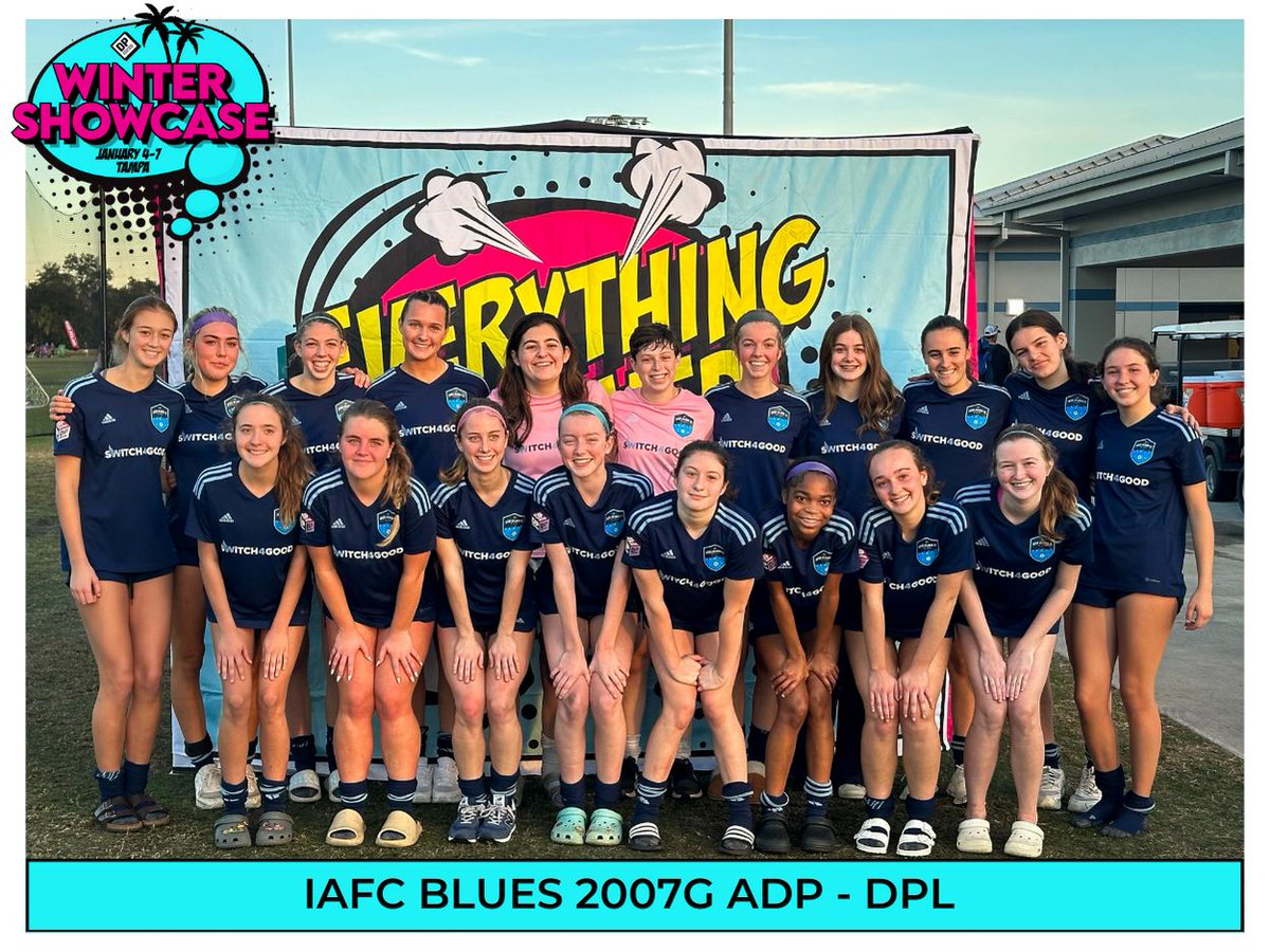 iafc_blues's tweet image. From Atlanta to Tampa, our U15-U19 Girl ADP teams showcased their talents at the 2024 @DP_League Winter Showcase. Way to represent! 🌟👏  

#DPLWinter24
#INTERATL