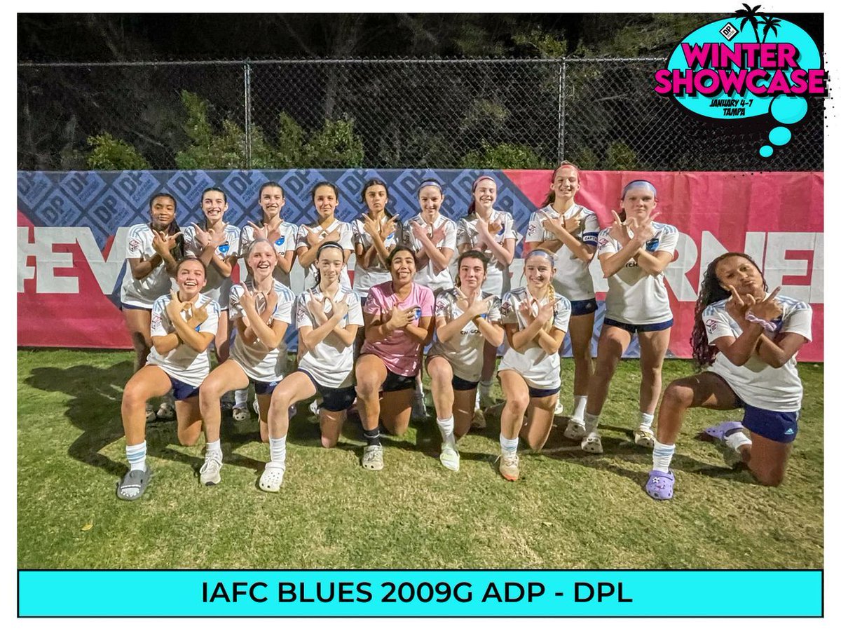 iafc_blues's tweet image. From Atlanta to Tampa, our U15-U19 Girl ADP teams showcased their talents at the 2024 @DP_League Winter Showcase. Way to represent! 🌟👏  

#DPLWinter24
#INTERATL