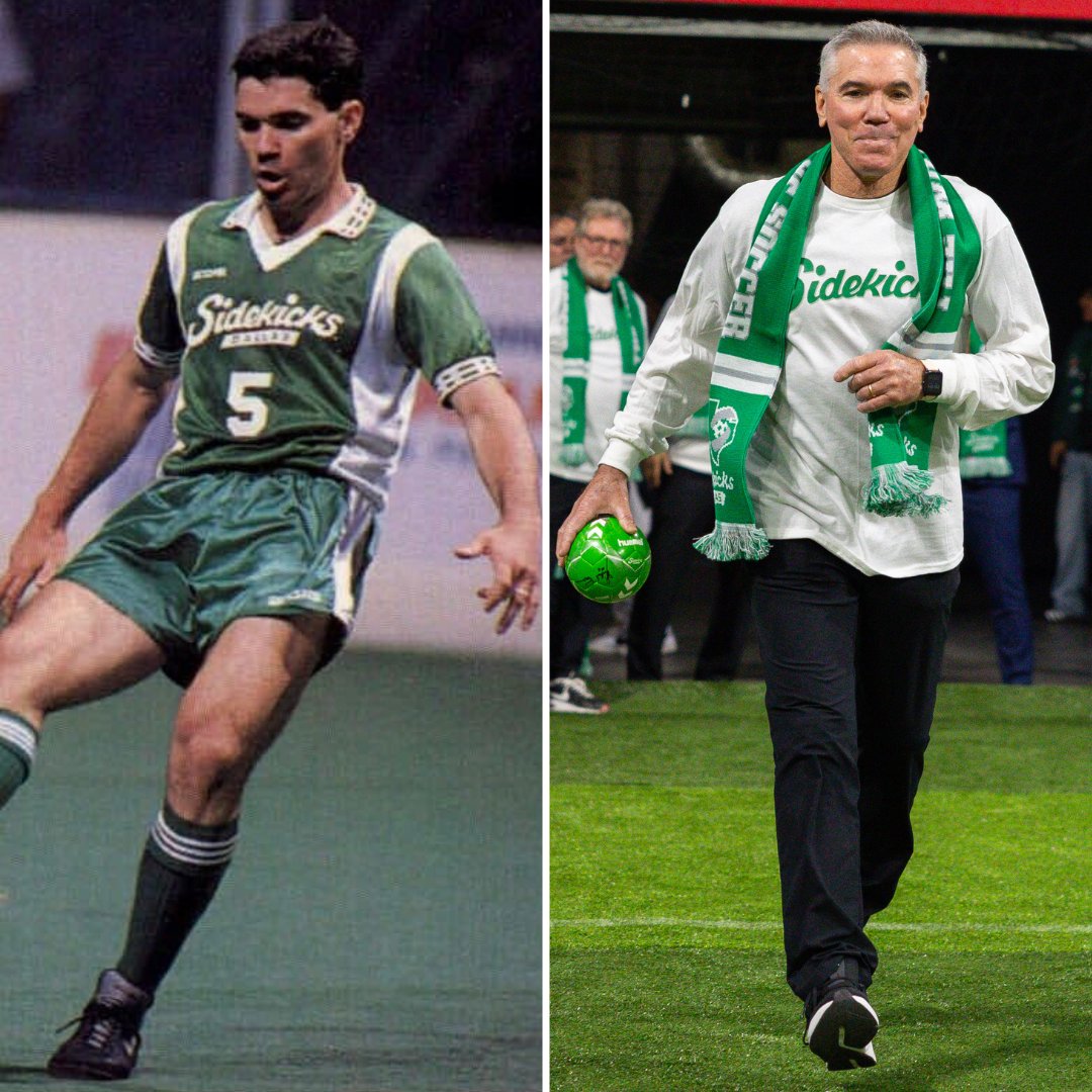 gosidekicks's tweet photo. Legends: then and now. 🟢⚪️
We loved getting to see so many of our favorite Sidekicks Legends on Retro Night to celebrate our 40th Birthday! Let's see how they've changed over the years. 🖼️
#SidekicksRising #LetsGoKicks https://t.co/X3HEi8jwjt