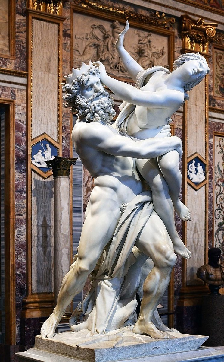 Gian Lorenzo Bernini, Ratto di Proserpina, 1622. Marmo, h. 255 cm. Roma, Galleria Borghese.