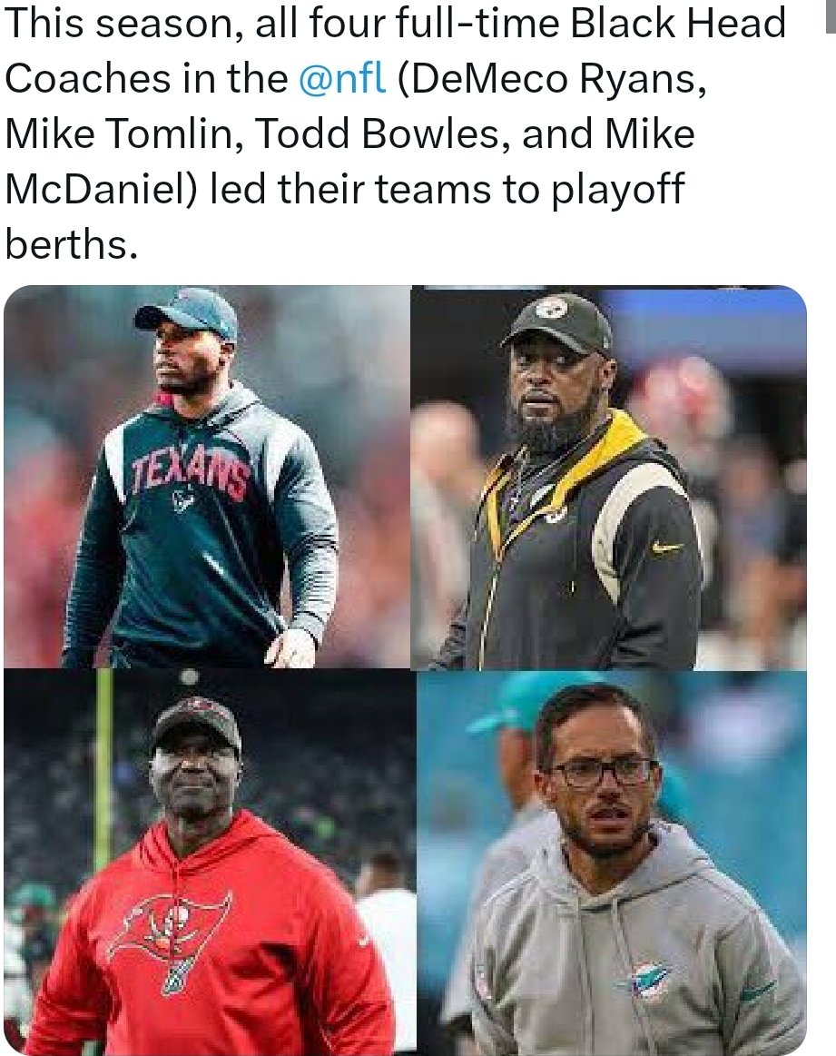 We need more opportunities for black coaches. But shout out to these brothers.✊🏾 #FBA #FoundationalBlackAmericans @NFL #Football