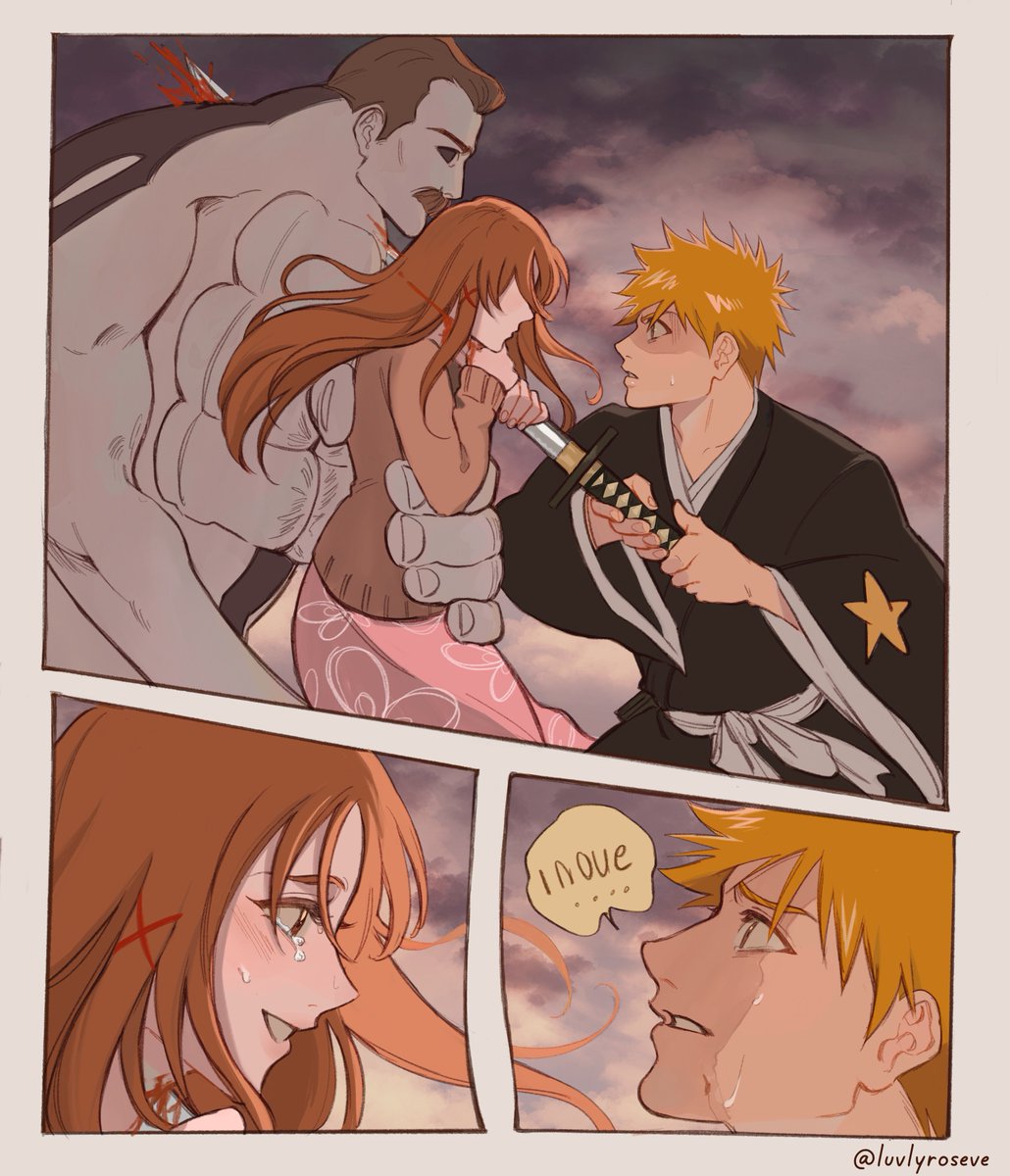 luvlyroseve's tweet photo. ichihime in bleach pilot chapter redraw #BLEACH https://t.co/1xzvsLP1mx