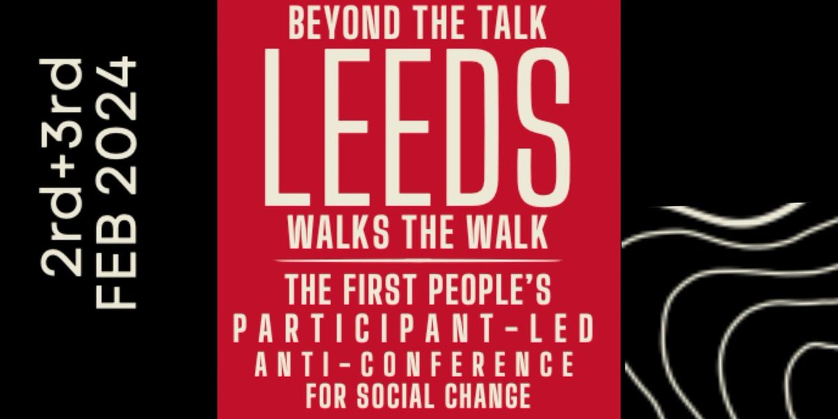 burnettabear's tweet photo. Hope you can join us #Leeds ?
🔥BEYOND THE TALK
🔥LEEDS WALKS THE TALK
🔥A Participant-led Anti-Conference hosted by @jederinstitute 
When?    Fri 2nd/3rd Feb 
More info and Ticket information here 👇👇👇
https://t.co/P2ScSYsOb4

#ABCDLeeds #KinderLeeds 
#community #togetherleeds https://t.co/ZVstje7wpW