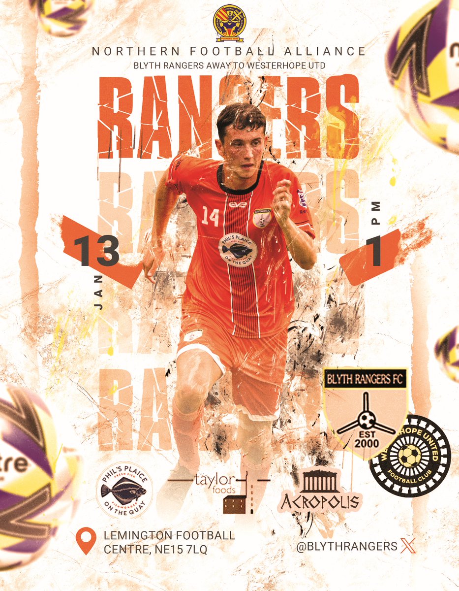 Blyth Rangers FC (@blythrangers) on Twitter photo π€2024 starts for us this Saturday in the <a href="/nfalliance1890/">Northern Football Alliance</a> Div.3 with an away trip to <a href="/wutdfc/">Westerhope United FC</a>
It'll be played at Lemington Football Centre 1pm ko
Main Sponsors
<a href="/PhilsPlaice/">PhilsPlaice</a> Taylor Foods <a href="/Acropolis_food/">AcropolisStreetFood</a>
It'd be great to see a few supporters there like normal to cheer us on π§‘ π€2024 starts for us this Saturday in the <a href="/nfalliance1890/">Northern Football Alliance</a> Div.3 with an away trip to <a href="/wutdfc/">Westerhope United FC</a>
It'll be played at Lemington Football Centre 1pm ko
Main Sponsors
<a href="/PhilsPlaice/">PhilsPlaice</a> Taylor Foods <a href="/Acropolis_food/">AcropolisStreetFood</a>
It'd be great to see a few supporters there like normal to cheer us on π§‘